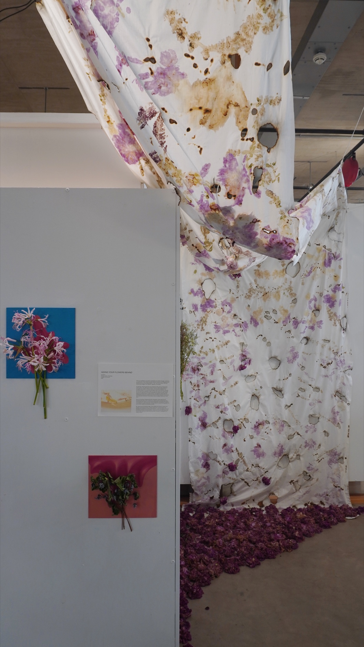 Vertical gallery installation view