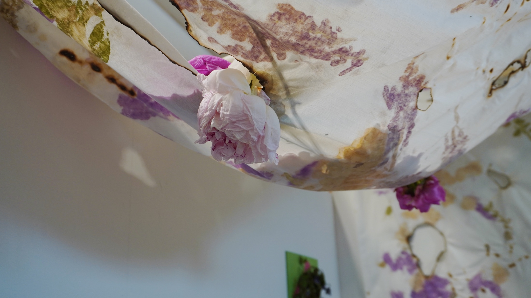 Suspended fabric detail