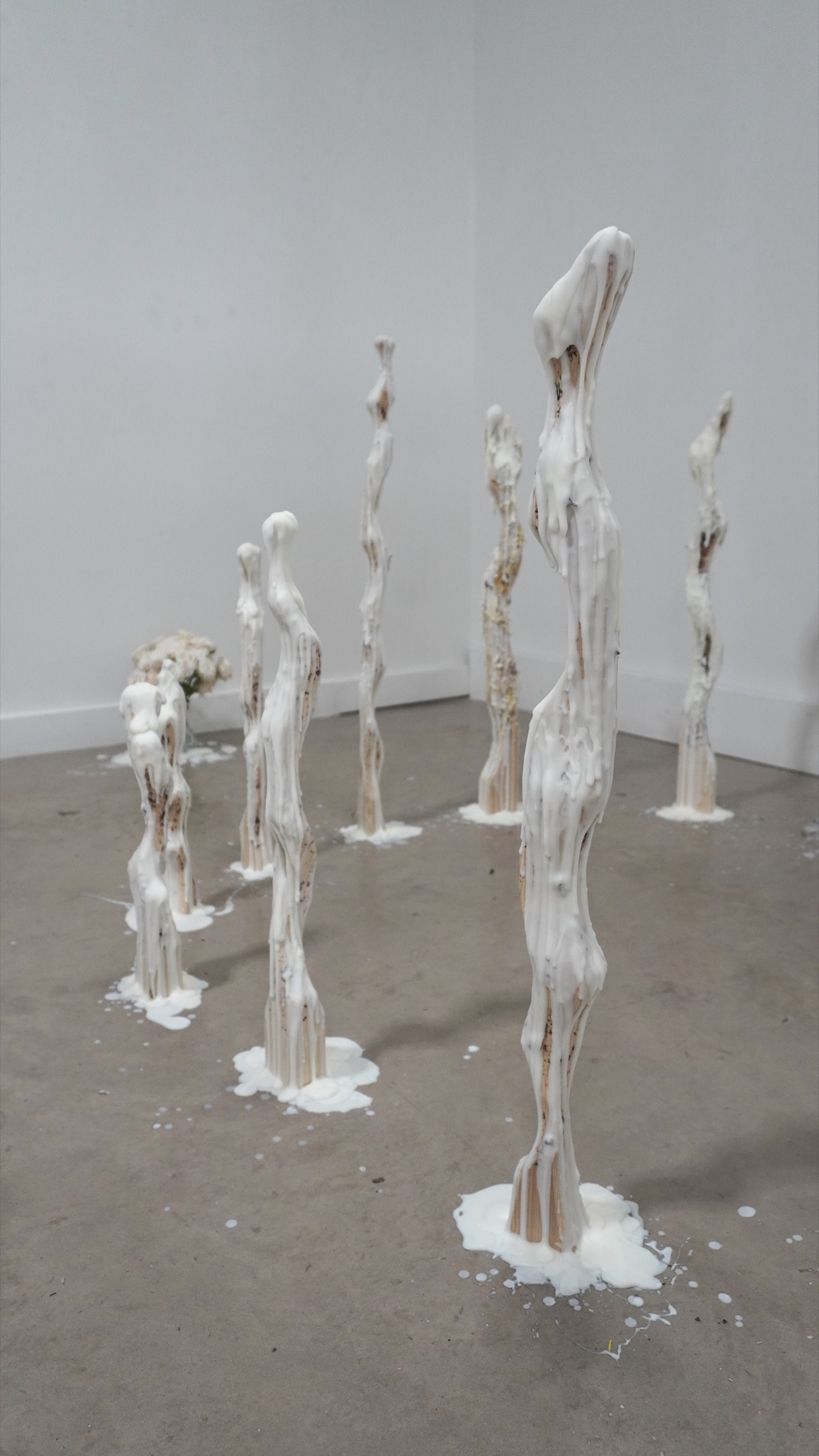 Molting sculptural forms